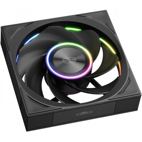 Кулер для корпуса PCCooler F7 X120R ARGB Black купити в Україні: Київ, Львів, Хмельницький, Тернопіль, Івано-Франківськ | Перевірка сумісності, низька ціна, відгуки, характеристики від TELEMART фото