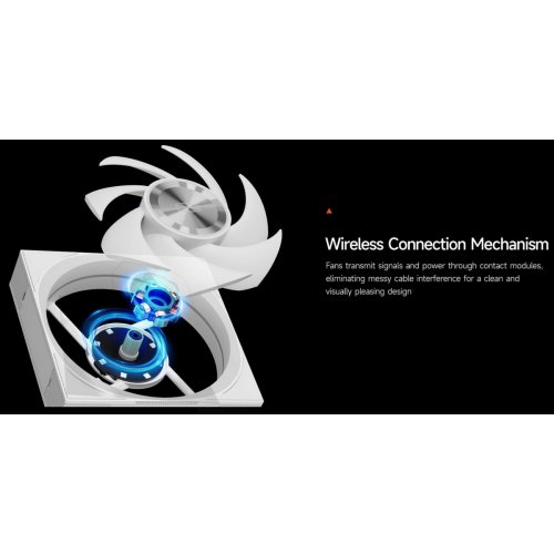 Кулер для корпуса PCCooler F7 X120R ARGB White купити в Україні: Київ, Львів, Хмельницький, Тернопіль, Івано-Франківськ | Перевірка сумісності, низька ціна, відгуки, характеристики від TELEMART фото