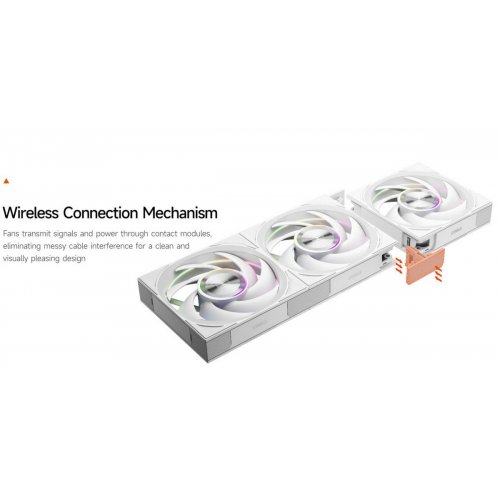 Кулер для корпуса PCCooler F7 X120R ARGB White купити в Україні: Київ, Львів, Хмельницький, Тернопіль, Івано-Франківськ | Перевірка сумісності, низька ціна, відгуки, характеристики від TELEMART фото