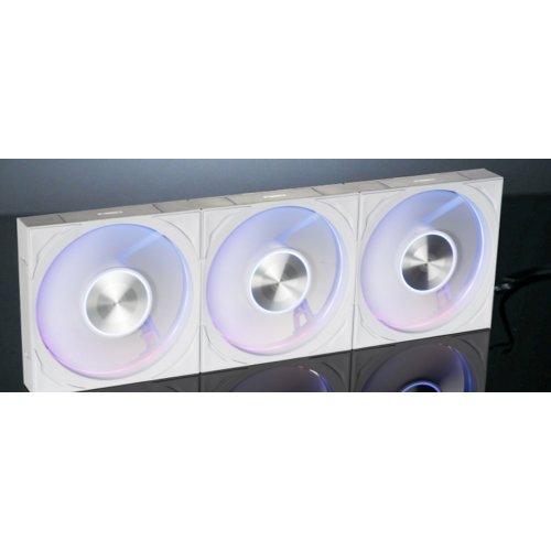 Кулер для корпуса PCCooler F7 X120R ARGB White купити в Україні: Київ, Львів, Хмельницький, Тернопіль, Івано-Франківськ | Перевірка сумісності, низька ціна, відгуки, характеристики від TELEMART фото