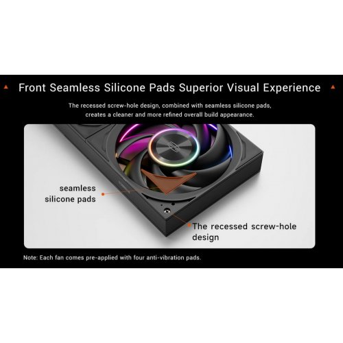 Набір кулерів для корпусу PCCooler F7 X120B ARGB 3 in 1 Black купити в Україні: Київ, Львів, Хмельницький, Тернопіль, Івано-Франківськ | Перевірка сумісності, низька ціна, відгуки, характеристики від TELEMART фото