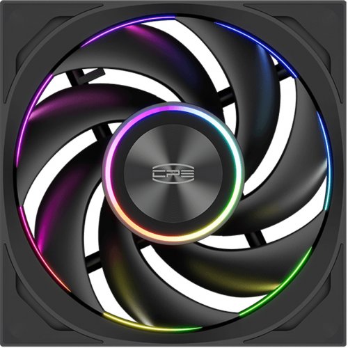 Кулер для корпуса PCCooler F7 X120B ARGB Black купити в Україні: Київ, Львів, Хмельницький, Тернопіль, Івано-Франківськ | Перевірка сумісності, низька ціна, відгуки, характеристики від TELEMART фото