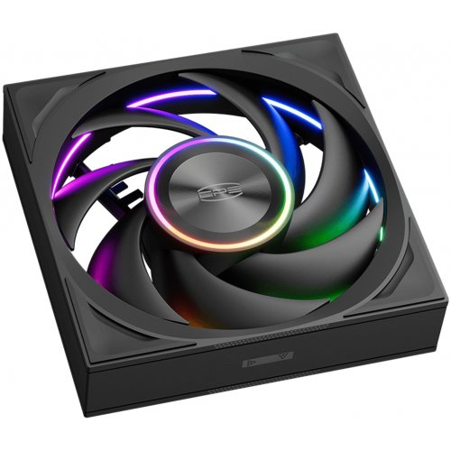 Кулер для корпуса PCCooler F7 X120B ARGB Black купити в Україні: Київ, Львів, Хмельницький, Тернопіль, Івано-Франківськ | Перевірка сумісності, низька ціна, відгуки, характеристики від TELEMART фото