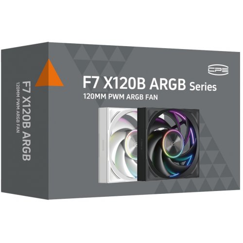 Кулер для корпуса PCCooler F7 X120B ARGB Black купити в Україні: Київ, Львів, Хмельницький, Тернопіль, Івано-Франківськ | Перевірка сумісності, низька ціна, відгуки, характеристики від TELEMART фото