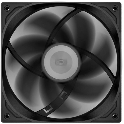 Кулер для корпуса PCCooler F5 R140 Black купити в Україні: Київ, Львів, Хмельницький, Тернопіль, Івано-Франківськ | Перевірка сумісності, низька ціна, відгуки, характеристики від TELEMART фото