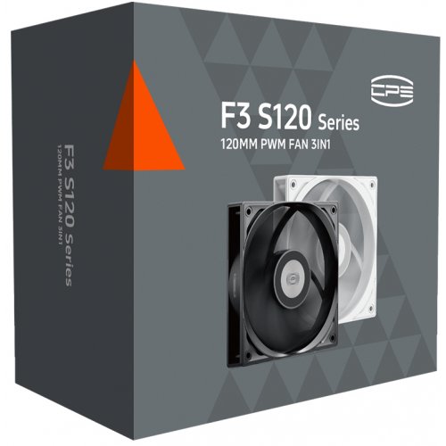 Набір кулерів для корпусу PCCooler F3 S120 3 in 1 Black купити в Україні: Київ, Львів, Хмельницький, Тернопіль, Івано-Франківськ | Перевірка сумісності, низька ціна, відгуки, характеристики від TELEMART фото
