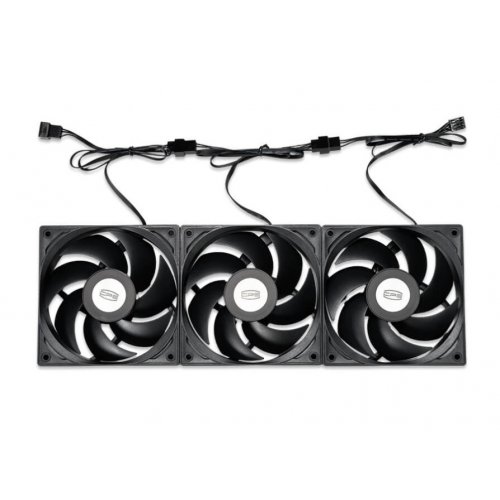 Набір кулерів для корпусу PCCooler F3 S120 3 in 1 Black купити в Україні: Київ, Львів, Хмельницький, Тернопіль, Івано-Франківськ | Перевірка сумісності, низька ціна, відгуки, характеристики від TELEMART фото
