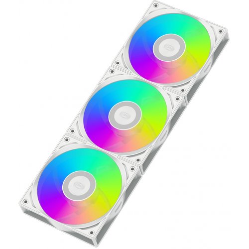 Набір кулерів для корпусу PCCooler F3 S120 ARGB 3 in 1 White купити в Україні: Київ, Львів, Хмельницький, Тернопіль, Івано-Франківськ | Перевірка сумісності, низька ціна, відгуки, характеристики від TELEMART фото
