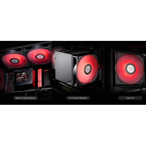 Набір кулерів для корпусу PCCooler F3 S120 ARGB 3 in 1 White купити в Україні: Київ, Львів, Хмельницький, Тернопіль, Івано-Франківськ | Перевірка сумісності, низька ціна, відгуки, характеристики від TELEMART фото