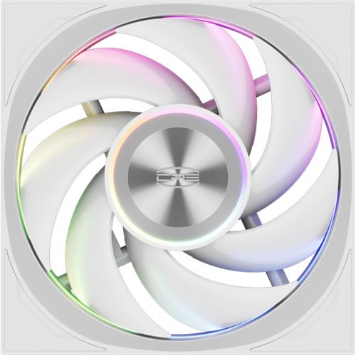 Кулер для корпуса PCCooler F7 X120B ARGB White купити в Україні: Київ, Львів, Хмельницький, Тернопіль, Івано-Франківськ | Перевірка сумісності, низька ціна, відгуки, характеристики від TELEMART фото