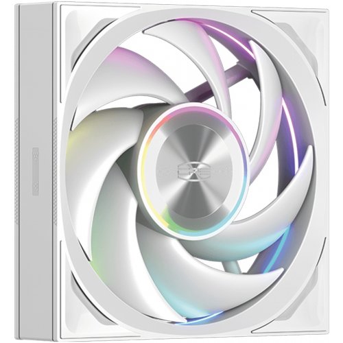 Кулер для корпуса PCCooler F7 X120B ARGB White купити в Україні: Київ, Львів, Хмельницький, Тернопіль, Івано-Франківськ | Перевірка сумісності, низька ціна, відгуки, характеристики від TELEMART фото