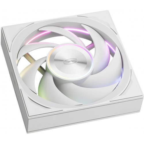 Кулер для корпуса PCCooler F7 X120B ARGB White купити в Україні: Київ, Львів, Хмельницький, Тернопіль, Івано-Франківськ | Перевірка сумісності, низька ціна, відгуки, характеристики від TELEMART фото