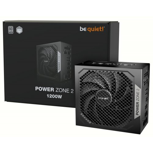 Блок питания Be Quiet! Power Zone 2 1200W (BP030EU) купить в Украине: Киев, Днепр, Харьков, Одесса  | Проверка совместимости, низкая цена, отзывы, характеристики от TELEMART фото