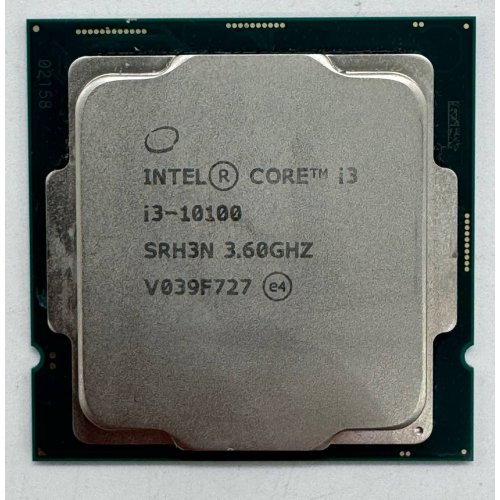 Процесор Intel Core i3-10100F 3.6(4.3)GHz 6MB s1200 Box (BX8070110100F) (Відновлено продавцем, 852333) купити в Україні: Київ, Львів, Хмельницький, Тернопіль, Івано-Франківськ | Перевірка сумісності, низька ціна, відгуки, характеристики від TELEMART фото