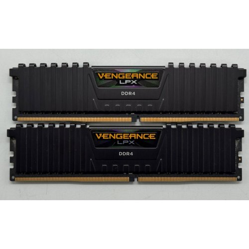 Озу Corsair DDR4 16GB (2x8GB) 3600Mhz Vengeance LPX Black (CMK16GX4M2Z3600C18) (Восстановлено продавцом, 852335) купить в Украине: Киев, Днепр, Харьков, Одесса  | Проверка совместимости, низкая цена, отзывы, характеристики от TELEMART фото