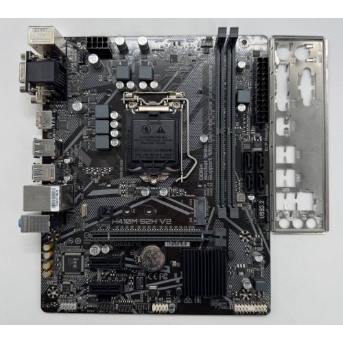 Материнська плата Gigabyte H410M S2H V2 (s1200, Intel H410) (Відновлено продавцем, 852349) купити в Україні: Київ, Львів, Хмельницький, Тернопіль, Івано-Франківськ | Перевірка сумісності, низька ціна, відгуки, характеристики від TELEMART фото