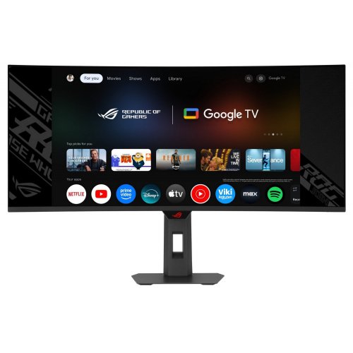 Монітор Asus 34" ROG Strix XG34WCDMTG (90LM0B10-B02171) Black купити в Україні: Київ, Львів, Хмельницький, Тернопіль, Івано-Франківськ | Низька ціна, відгуки, характеристики від TELEMART фото