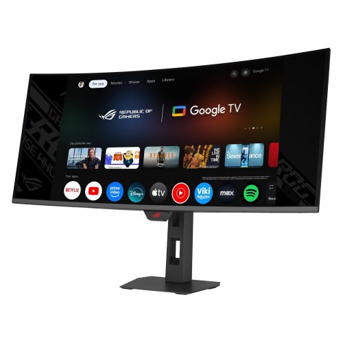 Монітор Asus 34" ROG Strix XG34WCDMTG (90LM0B10-B02171) Black купити в Україні: Київ, Львів, Хмельницький, Тернопіль, Івано-Франківськ | Низька ціна, відгуки, характеристики від TELEMART фото