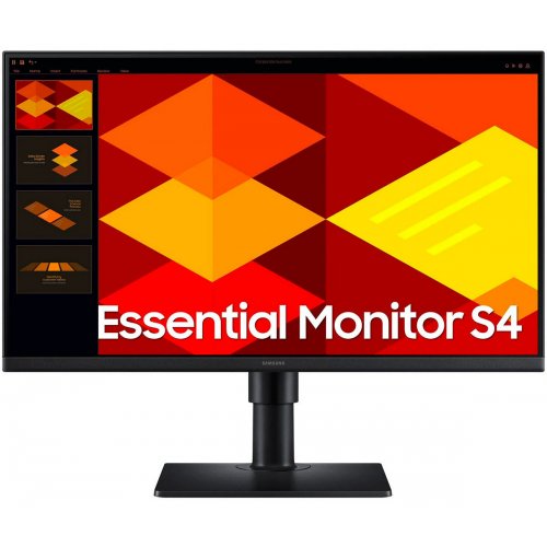 Монитор Samsung 27" Essential S4 S40GD (LS27D400GAIXUA) Black купить в Украине: Киев, Днепр, Харьков, Одесса  | Низкая цена, отзывы, характеристики от TELEMART фото