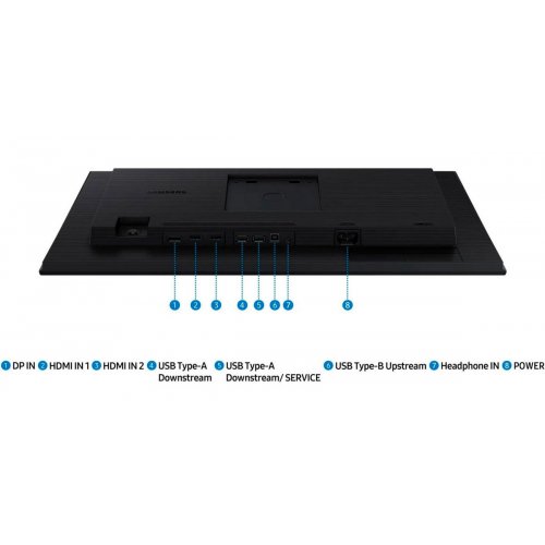 Монитор Samsung 27" Essential S4 S40GD (LS27D400GAIXUA) Black купить в Украине: Киев, Днепр, Харьков, Одесса  | Низкая цена, отзывы, характеристики от TELEMART фото