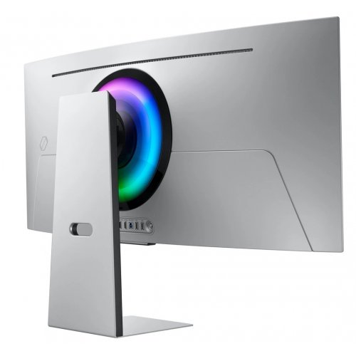 Монитор Samsung 34" Odyssey G85SD (LS34DG852SZXUA) Silver купить в Украине: Киев, Днепр, Харьков, Одесса  | Низкая цена, отзывы, характеристики от TELEMART фото