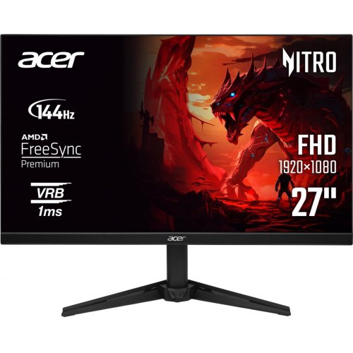 Монітор Acer 27" Nitro QG271P6bip (UM.HQ1EE.605) Black купити в Україні: Київ, Львів, Хмельницький, Тернопіль, Івано-Франківськ | Низька ціна, відгуки, характеристики від TELEMART фото