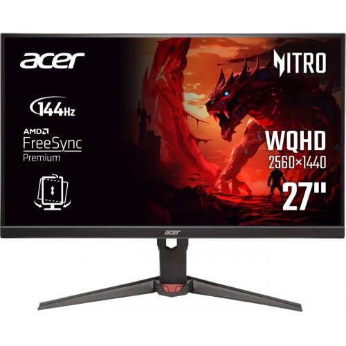 Монітор Acer 27" Nitro XV270UP6bmiiprx (UM.HX0EE.605) Black купити в Україні: Київ, Львів, Хмельницький, Тернопіль, Івано-Франківськ | Низька ціна, відгуки, характеристики від TELEMART фото