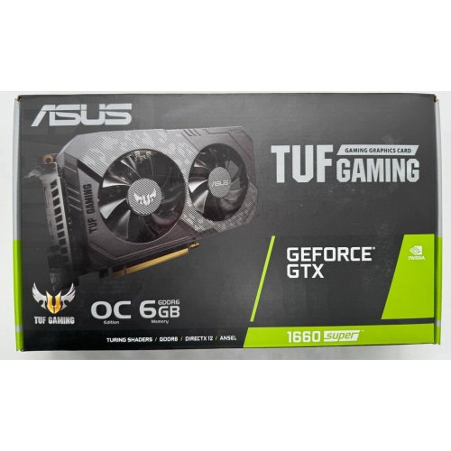 Видеокарта Asus TUF GeForce GTX 1660 SUPER OC 6144MB (TUF-GTX1660S-O6G-GAMING) (Восстановлено продавцом, 852393) купить в Украине: Киев, Днепр, Харьков, Одесса  | Проверка совместимости, низкая цена, отзывы, характеристики от TELEMART фото