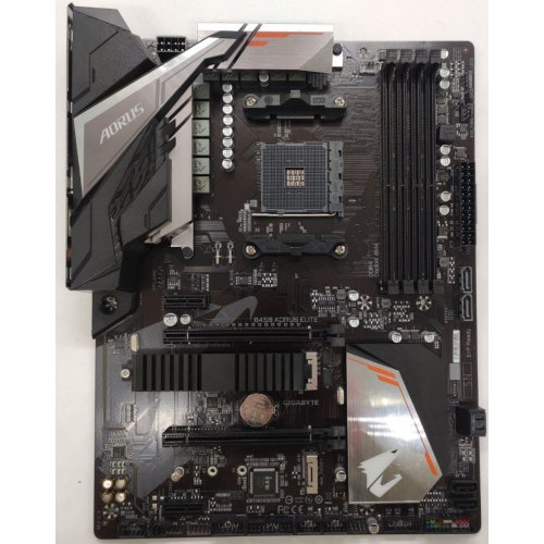 Материнська плата Gigabyte B450 AORUS ELITE (sAM4, AMD B450) (Відновлено продавцем, 852411) купити в Україні: Київ, Львів, Хмельницький, Тернопіль, Івано-Франківськ | Перевірка сумісності, низька ціна, відгуки, характеристики від TELEMART фото