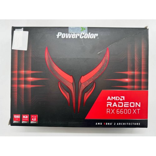 Відеокарта PowerColor Radeon RX 6600 XT Red Devil 8192MB (AXRX 6600XT 8GBD6-3DHE/OC) (Відновлено продавцем, 852413) купити в Україні: Київ, Львів, Хмельницький, Тернопіль, Івано-Франківськ | Перевірка сумісності, низька ціна, відгуки, характеристики від TELEMART фото