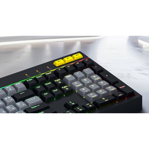 Клавиатура HATOR Icefall (HTK402UA) Black купить в Украине: Киев, Днепр, Харьков, Одесса  | Низкая цена, отзывы, характеристики от TELEMART фото