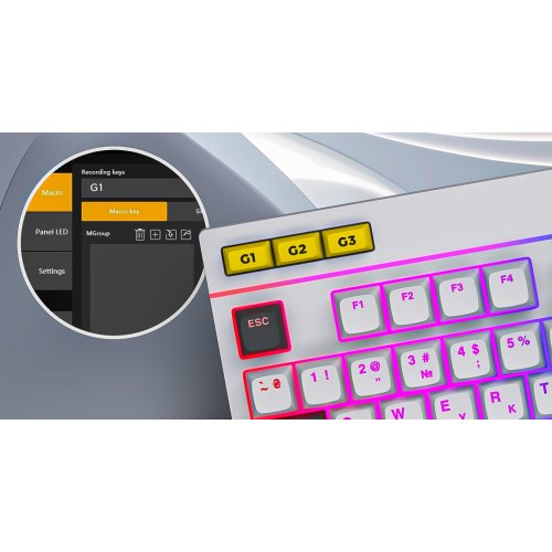 Клавиатура HATOR Icefall (HTK402UA) Black купить в Украине: Киев, Днепр, Харьков, Одесса  | Низкая цена, отзывы, характеристики от TELEMART фото