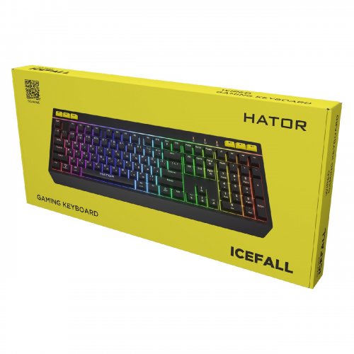 Клавиатура HATOR Icefall (HTK402UA) Black купить в Украине: Киев, Днепр, Харьков, Одесса  | Низкая цена, отзывы, характеристики от TELEMART фото