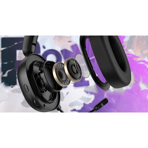 Навушники HATOR Phoenix 2 Wireless (ESH42) Cyber Violet купити в Україні: Київ, Львів, Хмельницький, Тернопіль, Івано-Франківськ | Низька ціна, відгуки, характеристики від TELEMART фото