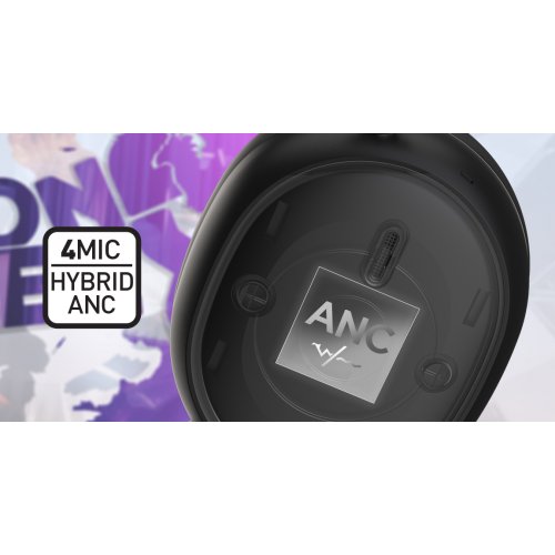 Навушники HATOR Phoenix 2 Wireless (ESH42) Cyber Violet купити в Україні: Київ, Львів, Хмельницький, Тернопіль, Івано-Франківськ | Низька ціна, відгуки, характеристики від TELEMART фото