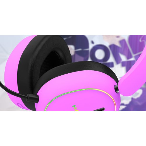 Навушники HATOR Phoenix 2 Wireless (ESH42) Cyber Violet купити в Україні: Київ, Львів, Хмельницький, Тернопіль, Івано-Франківськ | Низька ціна, відгуки, характеристики від TELEMART фото
