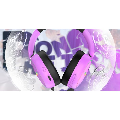 Навушники HATOR Phoenix 2 Wireless (ESH42) Cyber Violet купити в Україні: Київ, Львів, Хмельницький, Тернопіль, Івано-Франківськ | Низька ціна, відгуки, характеристики від TELEMART фото