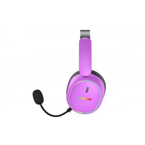 Наушники HATOR Phoenix 2 Wireless (ESH42) Cyber Violet купить в Украине: Киев, Днепр, Харьков, Одесса  | Низкая цена, отзывы, характеристики от TELEMART фото