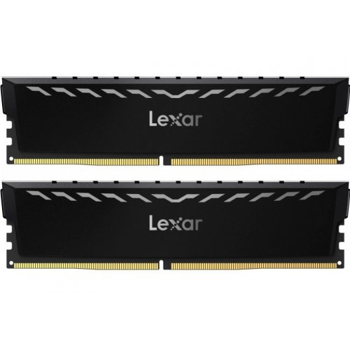 Уцінка озп Lexar DDR4 32GB (2x16GB) 3600Mhz Thor Black (LD4U16G36C18LG-RGD) (Розкрита упаковка, 852445) купити в Україні: Київ, Львів, Хмельницький, Тернопіль, Івано-Франківськ | Перевірка сумісності, низька ціна, відгуки, характеристики від TELEMART фото