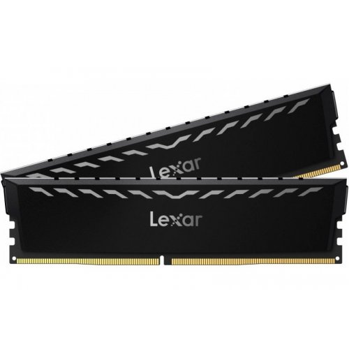 Уцінка озп Lexar DDR4 32GB (2x16GB) 3600Mhz Thor Black (LD4U16G36C18LG-RGD) (Розкрита упаковка, 852445) купити в Україні: Київ, Львів, Хмельницький, Тернопіль, Івано-Франківськ | Перевірка сумісності, низька ціна, відгуки, характеристики від TELEMART фото