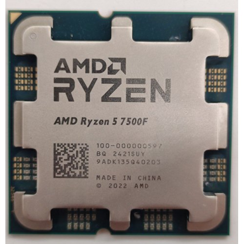 Процесор AMD Ryzen 5 7500F 3.7(5.0)GHz 32MB sAM5 Tray (100-000000597) (Відновлено продавцем, 852449) купити в Україні: Київ, Львів, Хмельницький, Тернопіль, Івано-Франківськ | Перевірка сумісності, низька ціна, відгуки, характеристики від TELEMART фото