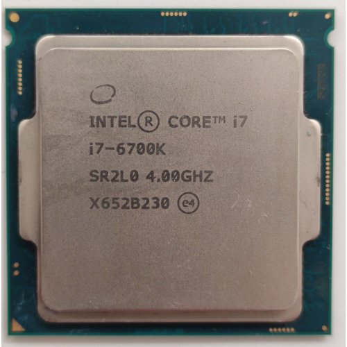 Процесор Intel Core i7-6700K 4.0(4.2)GHz 8MB s1151 Tray (CM8066201919901) (Відновлено продавцем, 852455) купити в Україні: Київ, Львів, Хмельницький, Тернопіль, Івано-Франківськ | Перевірка сумісності, низька ціна, відгуки, характеристики від TELEMART фото