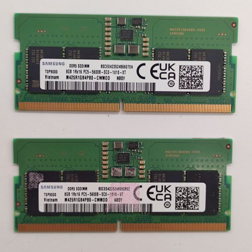 Озп Samsung SODIMM DDR5 16GB (2x8GB) 5600Mhz (M425R1GB4PB0-CWMOD) (Відновлено продавцем, 852459) купити в Україні: Київ, Львів, Хмельницький, Тернопіль, Івано-Франківськ | Перевірка сумісності, низька ціна, відгуки, характеристики від TELEMART фото
