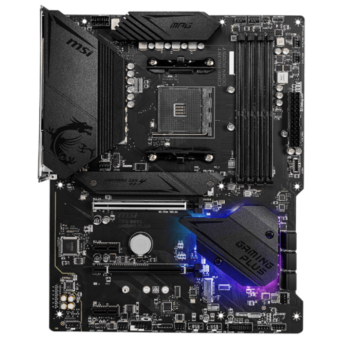 Уценка материнская плата MSI MPG B550 GAMING PLUS (sAM4, AMD B550) (Вскрытая упаковка, 852563) купить в Украине: Киев, Днепр, Харьков, Одесса  | Проверка совместимости, низкая цена, отзывы, характеристики от TELEMART фото