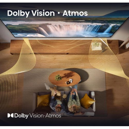 Телевізор Hisense 85" 85E7Q Black купити в Україні: Київ, Львів, Хмельницький, Тернопіль, Івано-Франківськ | Низька ціна, відгуки, характеристики від TELEMART фото