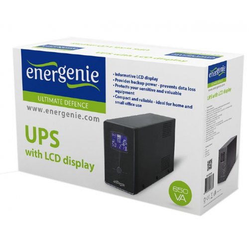 Уценка ибп ENERGENIE EG-UPS-031 AVR 650VA (Вскрытая упаковка, 852573) купить в Украине: Киев, Днепр, Харьков, Одесса  | Низкая цена, отзывы, характеристики от TELEMART фото
