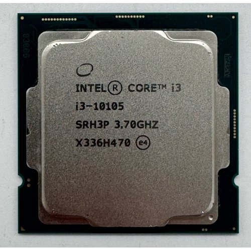 Процессор Intel Core i3-10105 3.7(4.4)GHz 6MB s1200 Tray (CM8070104291321) (Восстановлено продавцом, 852579) купить в Украине: Киев, Днепр, Харьков, Одесса  | Проверка совместимости, низкая цена, отзывы, характеристики от TELEMART фото