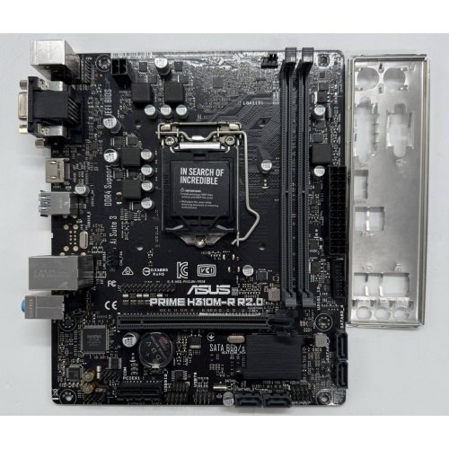 Материнська плата Asus PRIME H310M-R R2.0 (s1151-V2, Intel H310) (Відновлено продавцем, 852584) купити в Україні: Київ, Львів, Хмельницький, Тернопіль, Івано-Франківськ | Перевірка сумісності, низька ціна, відгуки, характеристики від TELEMART фото