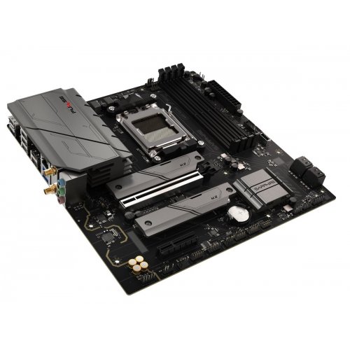 Материнська плата Sapphire PULSE B850M WIFI (sAM5, AMD B850) купити в Україні: Київ, Львів, Хмельницький, Тернопіль, Івано-Франківськ | Перевірка сумісності, низька ціна, відгуки, характеристики від TELEMART фото