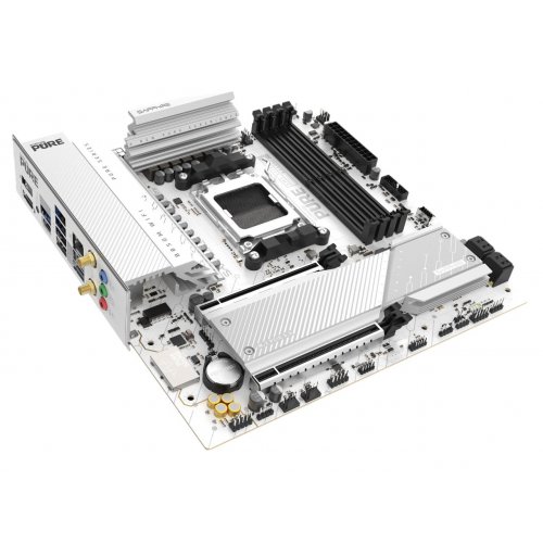 Материнская плата Sapphire PURE B850M WIFI (sAM5, AMD B850) купить в Украине: Киев, Днепр, Харьков, Одесса  | Проверка совместимости, низкая цена, отзывы, характеристики от TELEMART фото